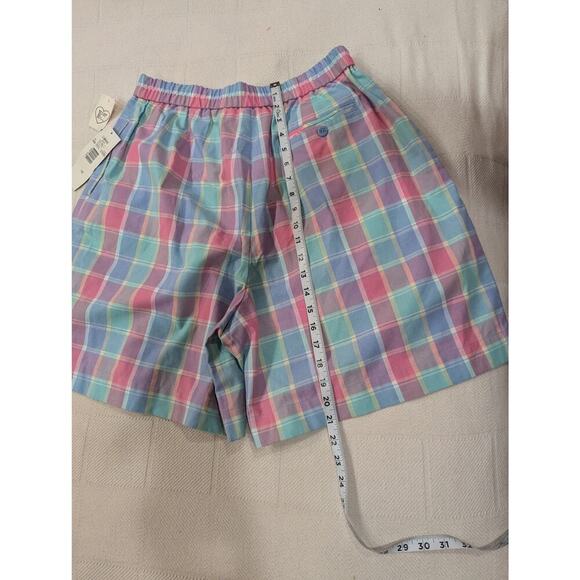 Pretty pastel plaid sport khulottes w/pockets by Koret Sports deadstock NWT, 18 - Picture 7 of 8